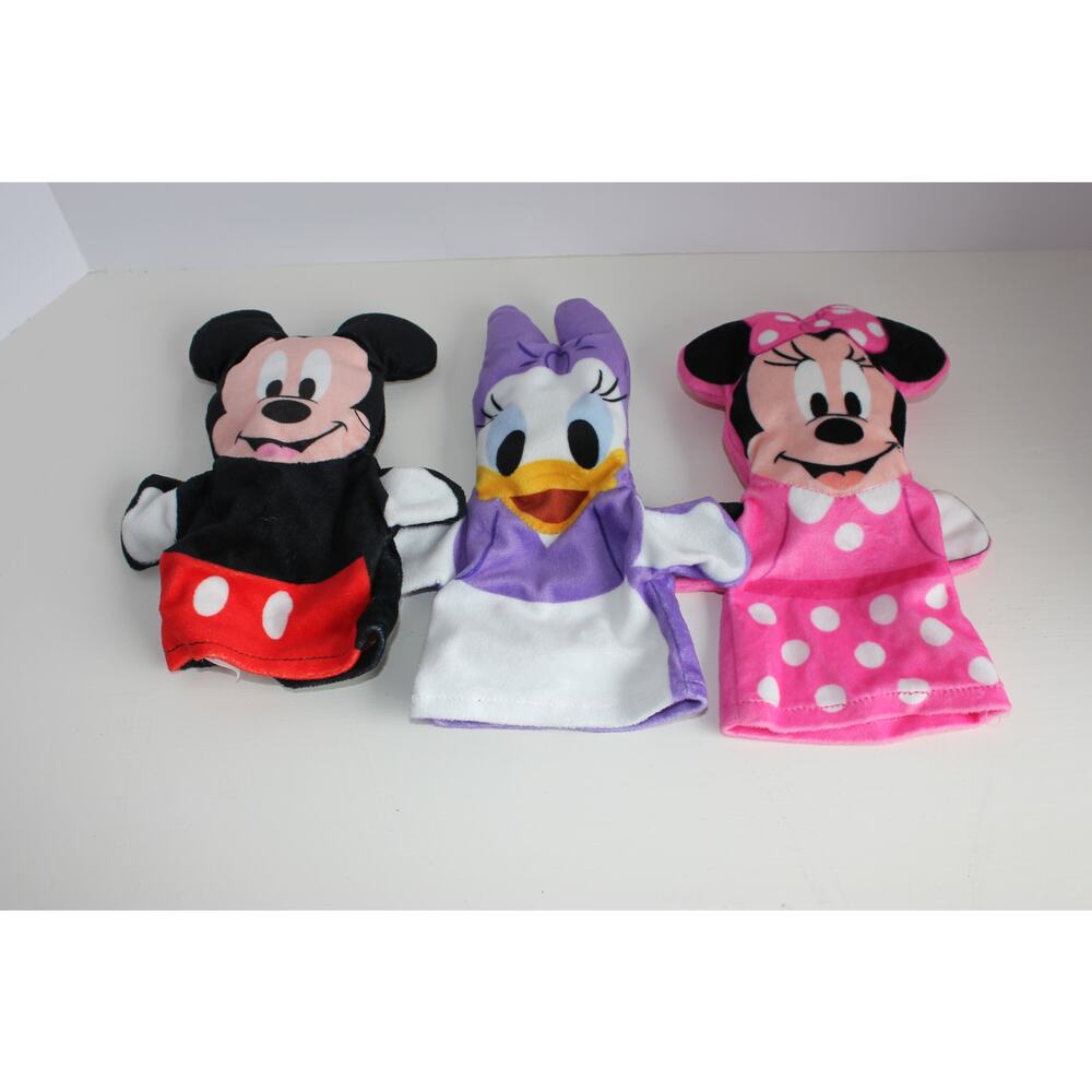 hand puppets for kids Mickie, minnie, daisy use